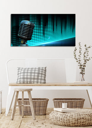 Retro Chrome Microphone AOAY2764