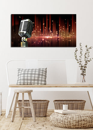 Retro Chrome Microphone AOAY2763
