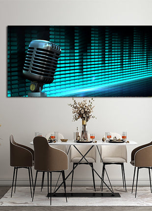 Retro Chrome Microphone AOAY2764