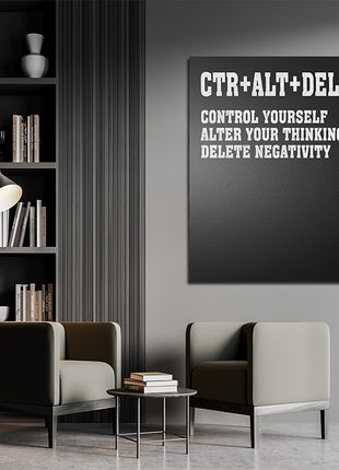 CTR ALT DEL CONTROL YOURSELF ALTER YOUR THINKING AOA14323