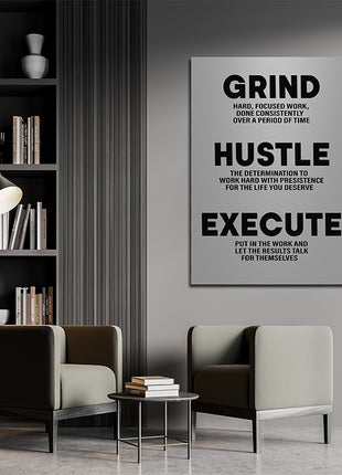 Grind Hustle Execute DONE CONSISTENTLY OVER A PERIOD OF TIME AOA14330