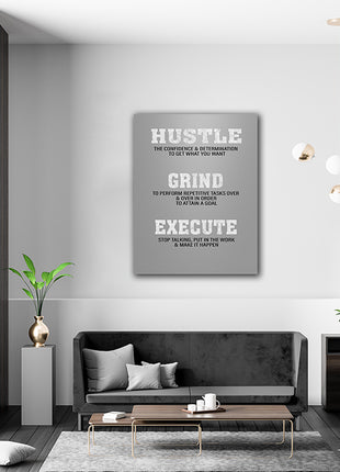 GRIND HUSTLE EXECUTE DETERMINATION TO ATTAIN A GOAL AOA14336