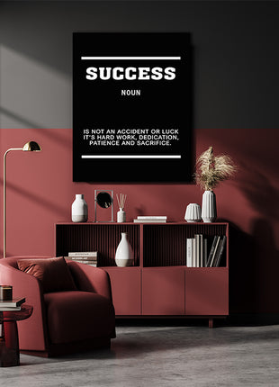 SUCCESS IS NOT AN ACCIDENT OR LUCK AOAY5384