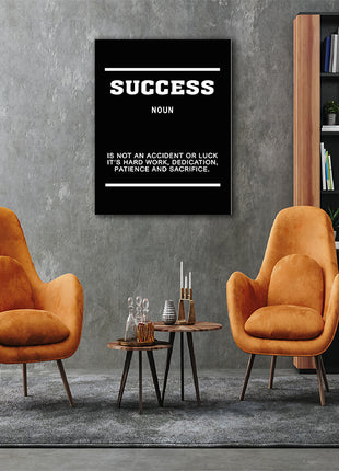 SUCCESS IS NOT AN ACCIDENT OR LUCK AOAY5384