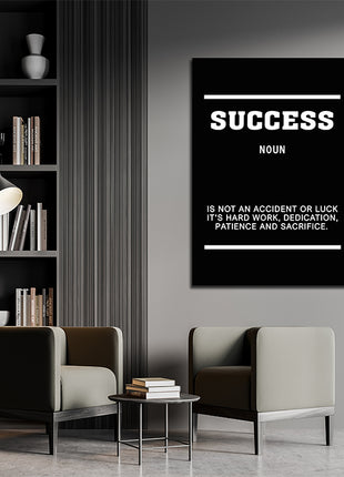 SUCCESS IS NOT AN ACCIDENT OR LUCK AOAY5384
