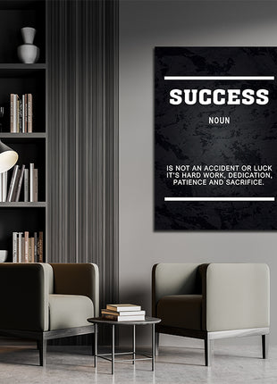 SUCCESS IS NOT AN ACCIDENT OR LUCK ITS HARD WORK AOAY5382