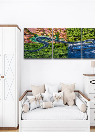 001 ABSTRACT VIBRANT COLOUR SPLASH POSTER CANVAS PICTURE PRINT WALL ART  FRAMED