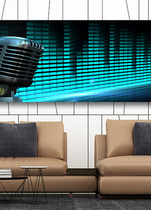 Retro Chrome Microphone AOAY2764