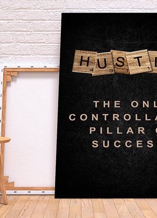HUSTLE The only Controllable Pillar of Success. SCRABLE CUBE AOAY8074