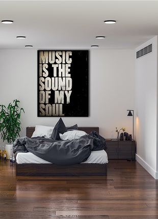 Music Is The Sound Of My Soul CANVAS PRINT AOAY8088