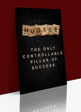 HUSTLE The only Controllable Pillar of Success. SCRABLE CUBE AOAY8074