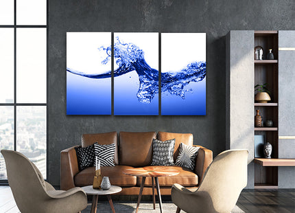 A dynamic explosion of deep blue watercolor Splatter strokes AOA14284 {3x}