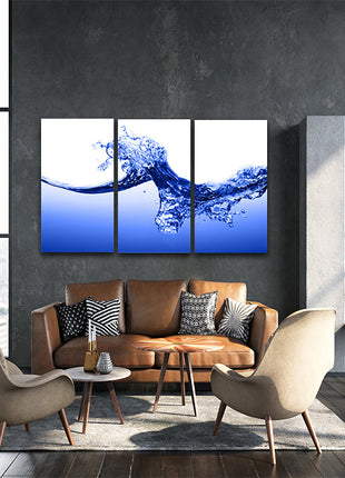 A dynamic explosion of deep blue watercolor Splatter strokes AOA14284 {3x}