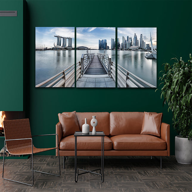 City of Steel landscape SKYLINE AOA13146 {3x}