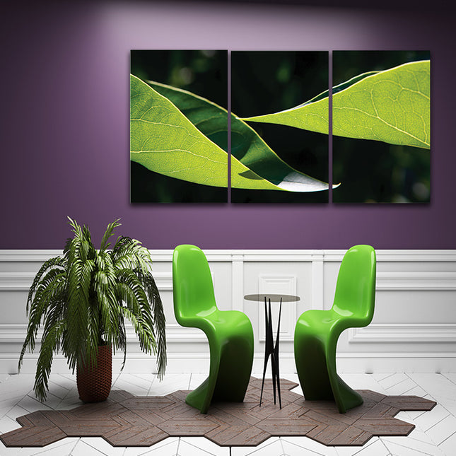 Two leaves uniform light yellow green color AOA13167 {3x}
