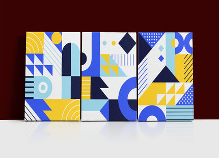 piet Mondrian Styled dynamic forces artwork  AOA13191 {3x}