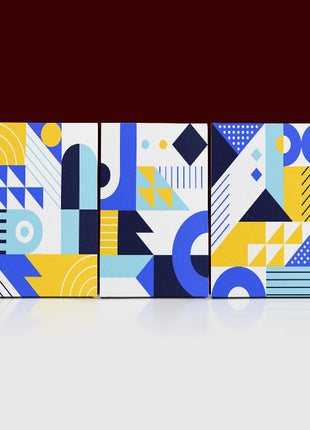 piet Mondrian Styled dynamic forces artwork  AOA13191 {3x}