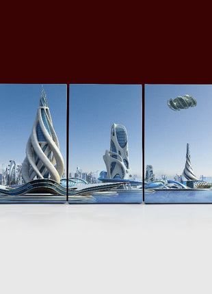 THE FURTURE CITY AOA13194 {3x}