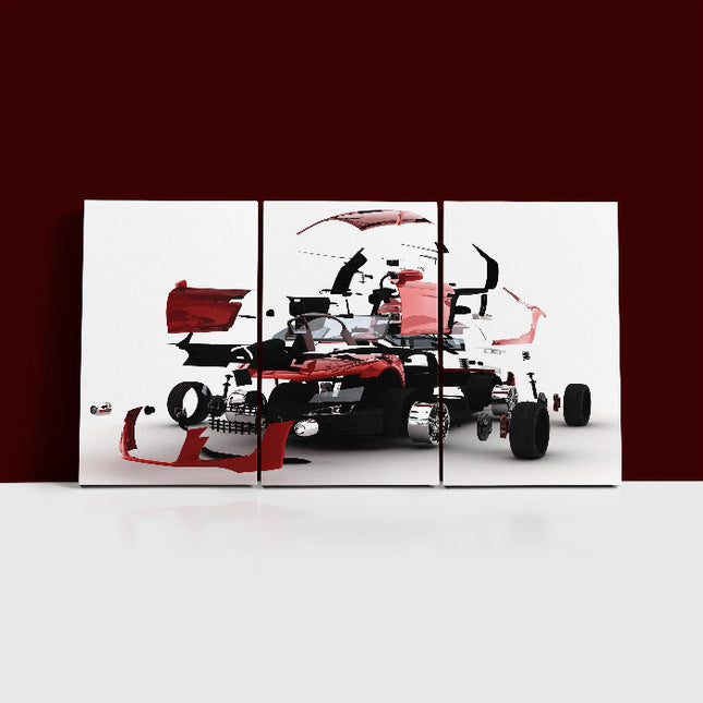 red car exploded AOA13138 {3x}