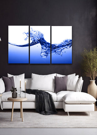 A dynamic explosion of deep blue watercolor Splatter strokes AOA14284 {3x}