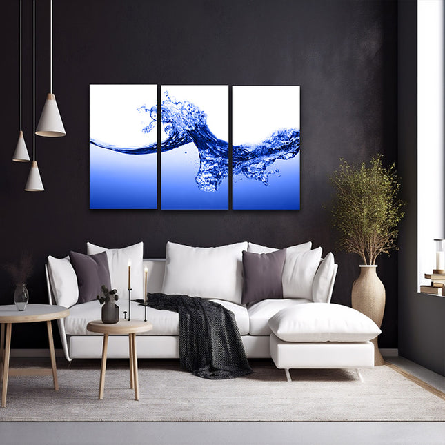 A dynamic explosion of deep blue watercolor Splatter strokes AOA14284 {3x}