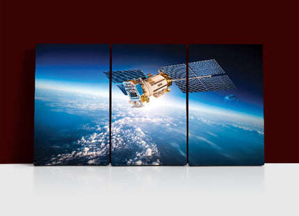 space satellite over the planet earth AOA13170 {3x}
