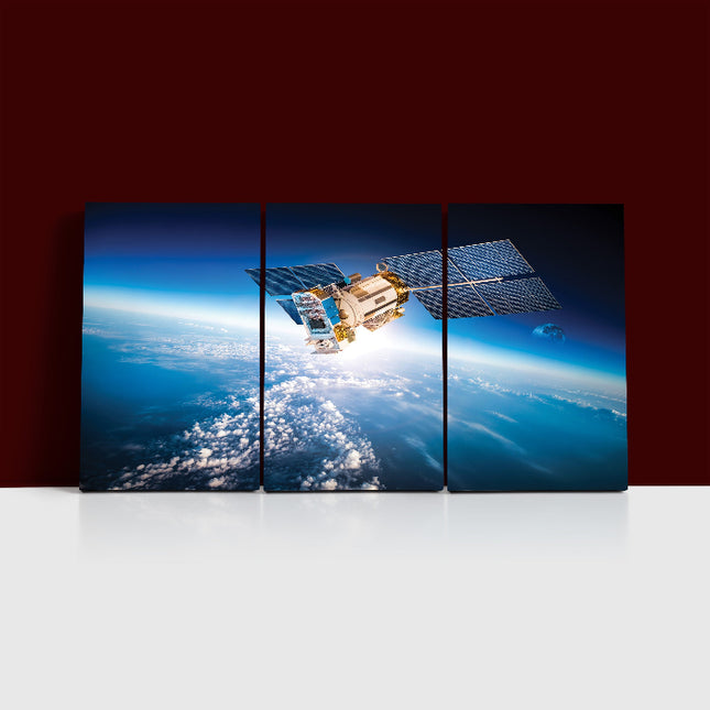 space satellite over the planet earth AOA13170 {3x}