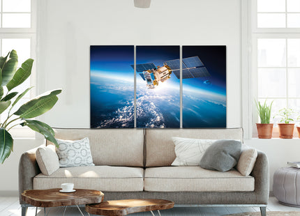 space satellite over the planet earth AOA13170 {3x}