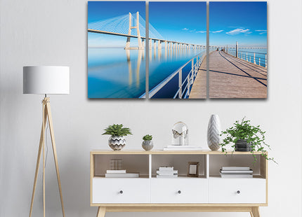 vasco da gama bridge tejo river lisbon AOA13147 {3x}