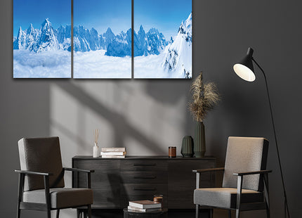 Stunning panoramic view snow mountain swiss skyline AOA13156 {3x}