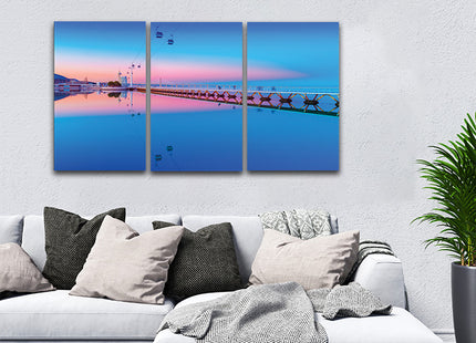 lisbon portugal Cityscape bridge reflected in wate AOA13148 {3x}