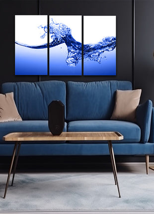 A dynamic explosion of deep blue watercolor Splatter strokes AOA14284 {3x}