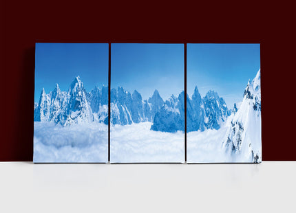 Stunning panoramic view snow mountain swiss skyline AOA13156 {3x}