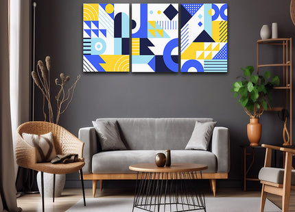 piet Mondrian Styled dynamic forces artwork  AOA13191 {3x}