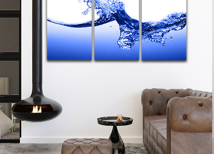 A dynamic explosion of deep blue watercolor Splatter strokes AOA14284 {3x}