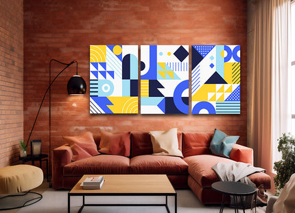 piet Mondrian Styled dynamic forces artwork  AOA13191 {3x}