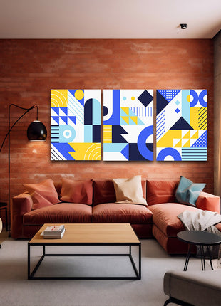piet Mondrian Styled dynamic forces artwork  AOA13191 {3x}