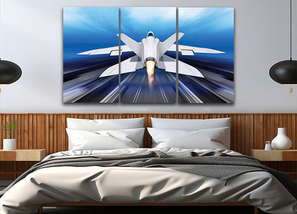 Beautiful aerial view fighter interceptor aircraft AOA13132 {3x}