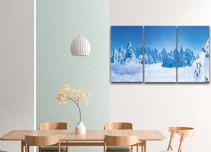 Stunning panoramic view snow mountain swiss skyline AOA13156 {3x}