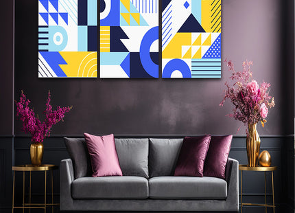 piet Mondrian Styled dynamic forces artwork  AOA13191 {3x}