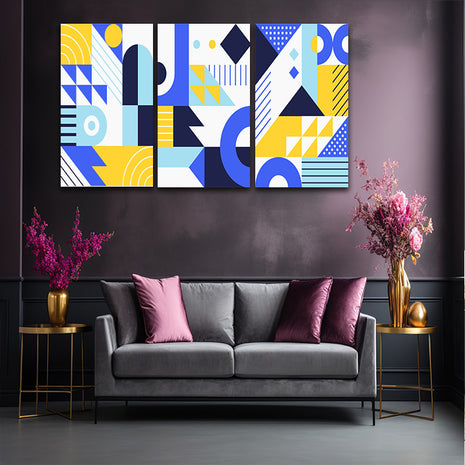 piet Mondrian Styled dynamic forces artwork  AOA13191 {3x}