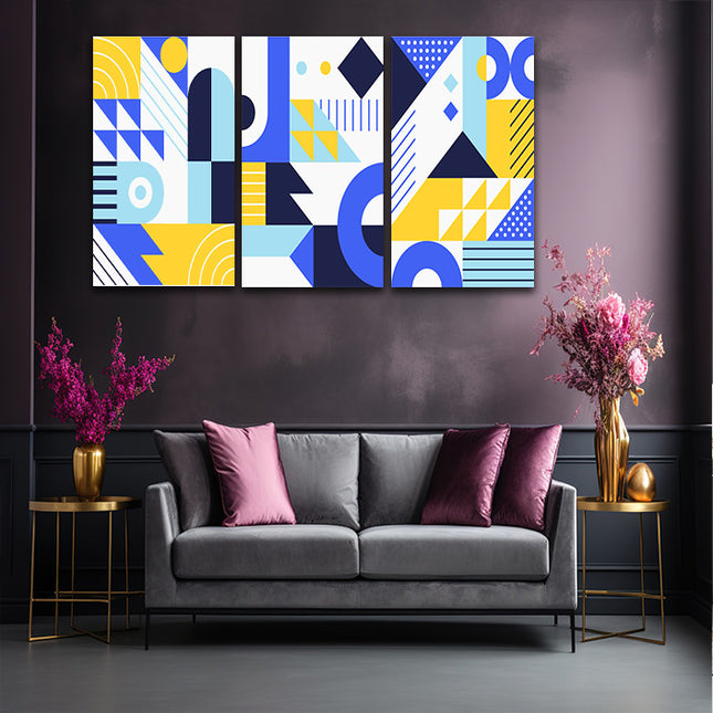 piet Mondrian Styled dynamic forces artwork  AOA13191 {3x}