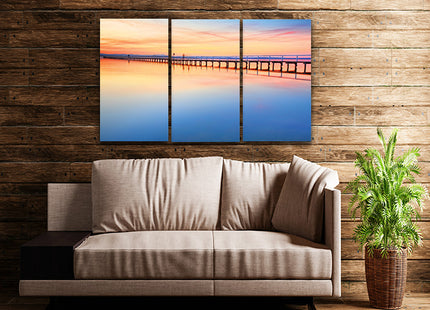 beautiful amazing sunset at long jetty Australia AOA13145 {3x}