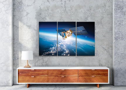space satellite over the planet earth AOA13170 {3x}