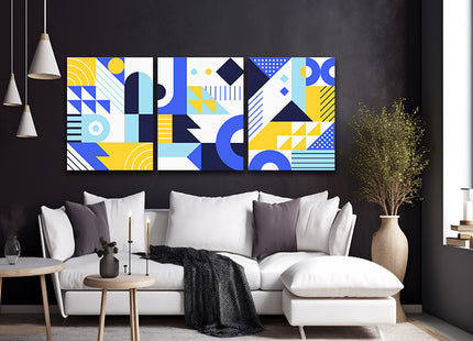 piet Mondrian Styled dynamic forces artwork  AOA13191 {3x}