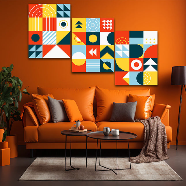 piet Mondrian Styled dynamic forces artwork geometric abstraction  AOA13191 {3x}