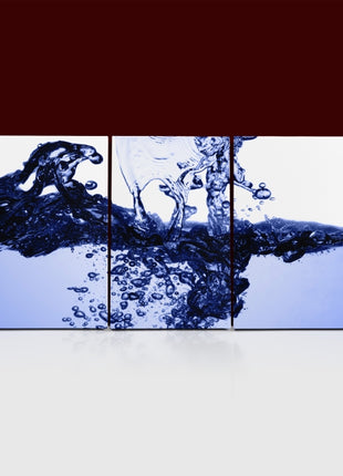 Blue Water Splatter Deep clear water AOA14280 {3x}