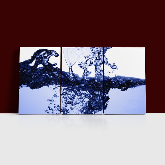 Blue Water Splatter Deep clear water AOA14280 {3x}
