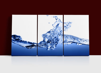 Blue Water Splatter Deep clear water AOA14281 {3x}