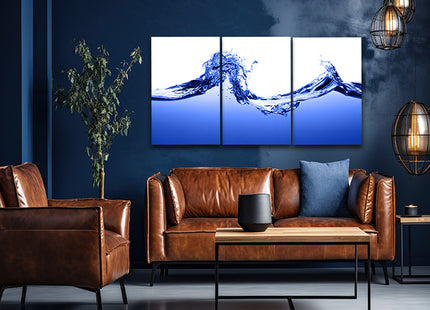 incredible Blue Splatter with rough strokes and edges in grunge style AOA14282 {3x}